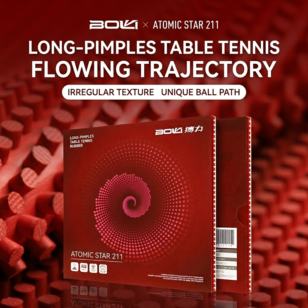 Table Tennis Racket - Boli Table Tennis Long Pips Rubber,