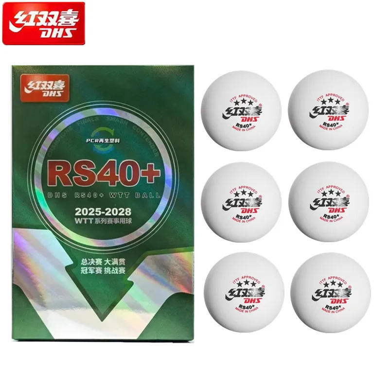 6 Pcs/Box New DHS WTT Ping Pon - Table Tennis Olympics 评论和价格