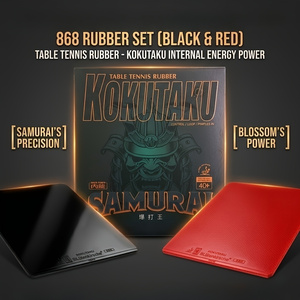 Kokutaku Sakura 868 Rubber Set - Table Tennis Racket 评论和价格