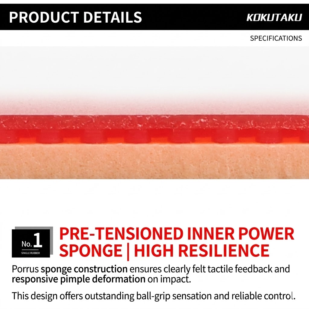Kokutaku Sakura 868 Rubber Set - Table Tennis Racket 评论和价格